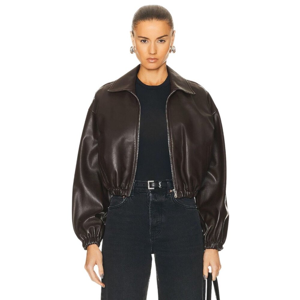Women's Brown Leather Jacket
